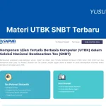 Apa saja Materi UTBK SNBT 2025?