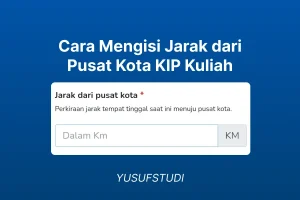 Cara Mengisi Jarak dari Pusat Kota
