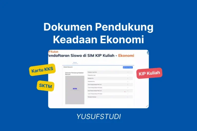 Dokumen Pendukung Keadaan Ekonomi