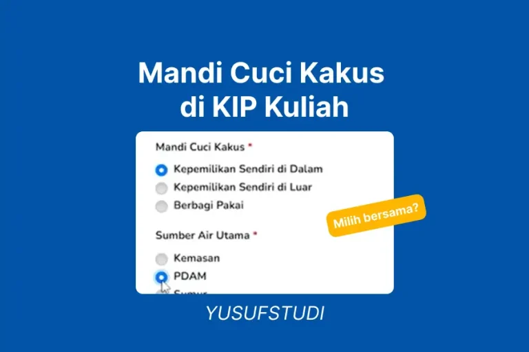 Mandi Cuci Kakus di KIP Kuliah