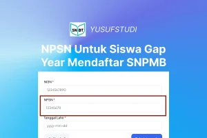 npsn untuk siswa gap year