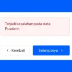 Solusi Masalah “Terjadi Kesalahan Pada Data Pusdatin” Saat Registrasi Akun SNPMB 2026