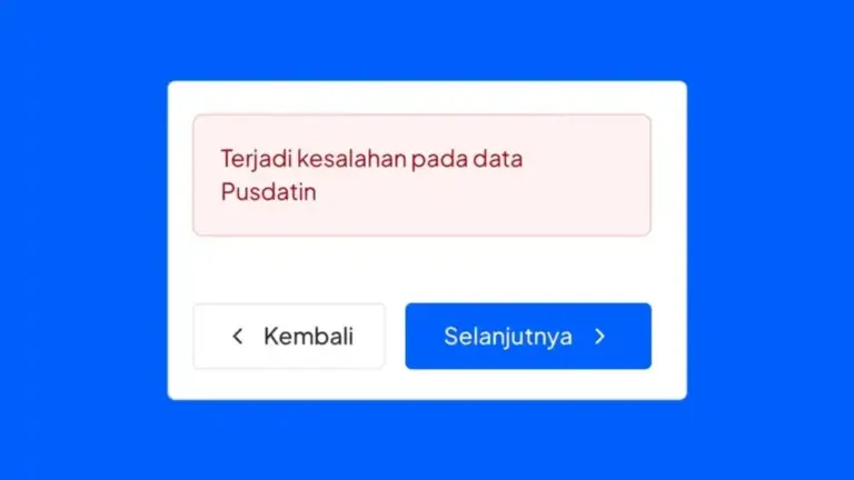 Terjadi Kesalahan Pada Data Pusdatin SNPMB