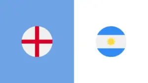 Inggris vs Argentina