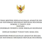 PermenPANRB No 13 Tahun 2026 Tentang Penerimaan Sekolah Kedinasan