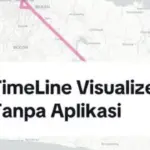 Cara Membuat Video Perjalanan Google Maps di timelinevisualizer.net Yang Viral